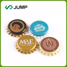 बीयर की बोतल के लिए प्रिंटेड मेटल क्राउन कैप